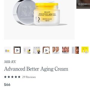 Brand new unboxed Beekman 1802 Advanced Better Aging Cream
